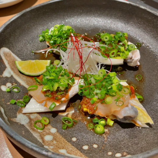 玄品ふぐ　ぶつ刺し